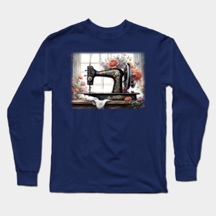 Antique sewing machine Long Sleeve T-Shirt